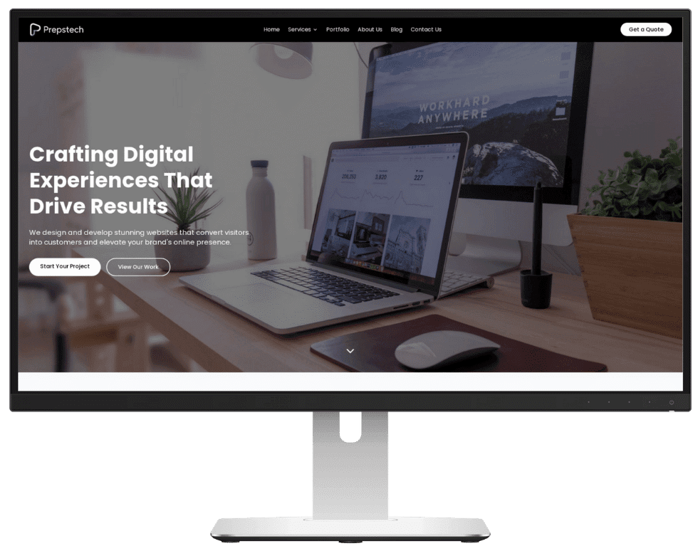Responsive Design Desktop